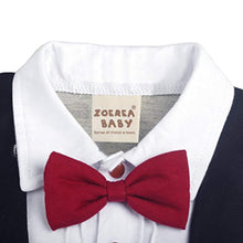 Load image into Gallery viewer, Black & White Tuxedo Jumpsuit