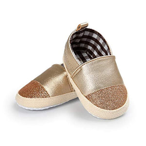 Glitter Canvas Slip On Shoes