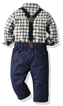 Load image into Gallery viewer, Plaid Suspender Set