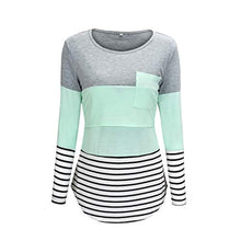 Load image into Gallery viewer, Nursing Stripe Long Sleeve Shirt