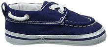 Load image into Gallery viewer, Blue Crib Boat Shoes