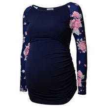 Load image into Gallery viewer, Navy Floral Top