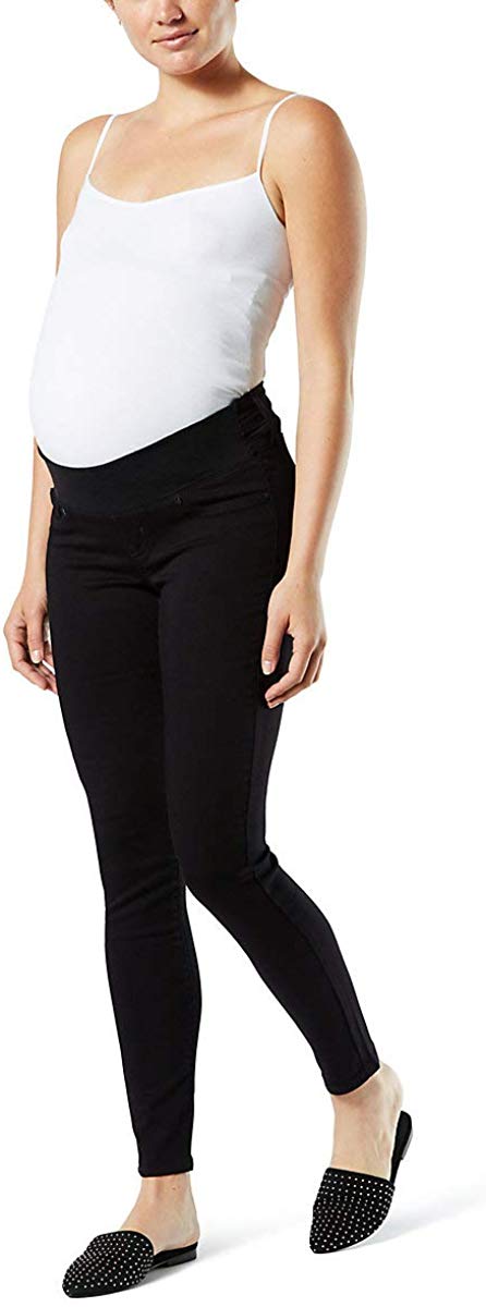 Mid Maternity Black Jeans