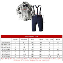 Load image into Gallery viewer, Plaid Suspender Set