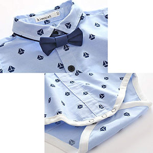 Blue Shirt,Bowtie,Vest and Pant