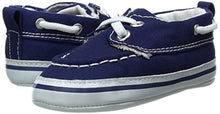 Load image into Gallery viewer, Blue Crib Boat Shoes