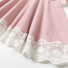 Load image into Gallery viewer, Pink Lace Trimmed Party Dress