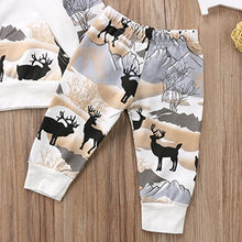 Load image into Gallery viewer, Beige Deer Hoodie Set