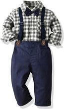 Load image into Gallery viewer, Plaid Suspender Set