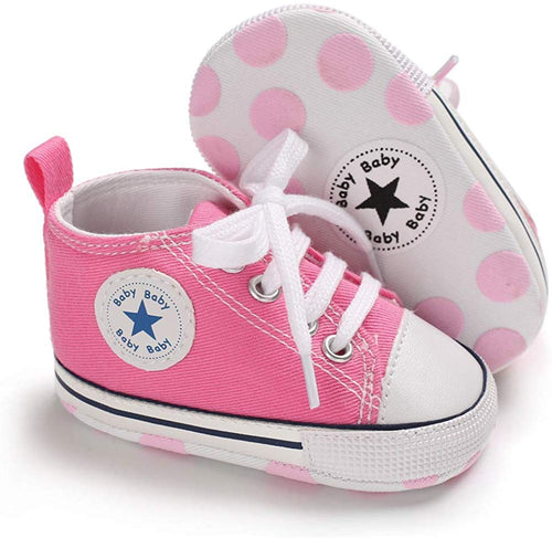 Pink Canvas Shoes