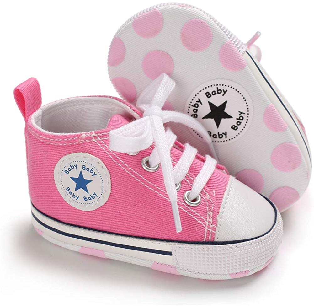 Pink Canvas Shoes