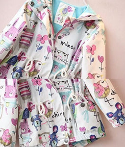 Spring Hooded Trench Coat