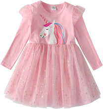 Load image into Gallery viewer, Unicorn Rainbow Dress&#39;s