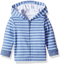 Load image into Gallery viewer, Blue &amp; White Stripped Knit Jacket