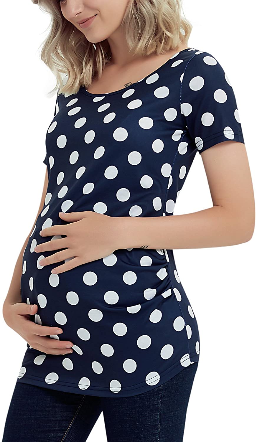 Polka Dot Short Sleeve Shirt