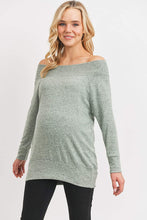 Load image into Gallery viewer, Off Shoulder Maternity Sweaters