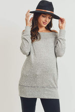 Load image into Gallery viewer, Off Shoulder Maternity Sweaters