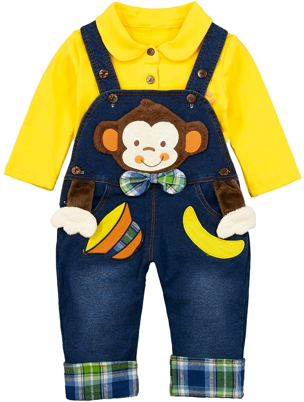 Monkey Overall Pant Set