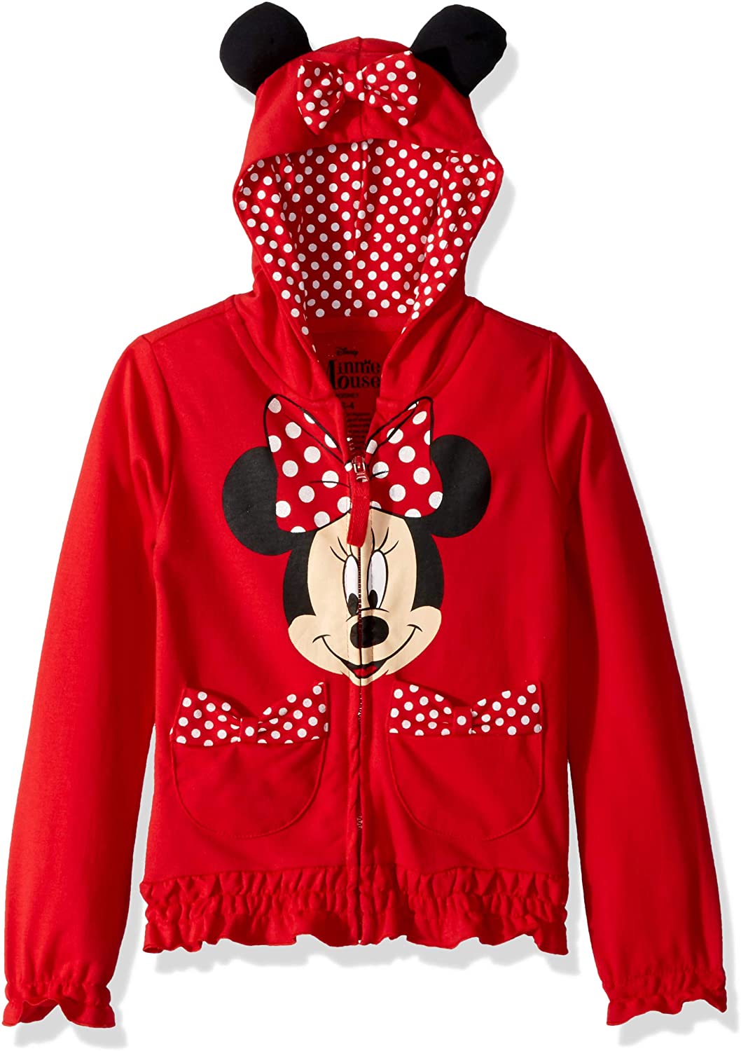 Red Minnie Zip Up