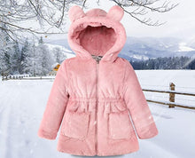 Load image into Gallery viewer, Fur Hooded Jackets